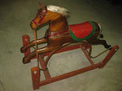 Wooden Swinging Hobby Horse