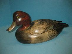 D.U. 1984-85 Redhead Duck Decoy