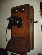 Kellogg Oak Wall Telephone 