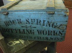 Rock Spring Bottling Works Wood Crate