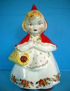 Little Red Riding Hood Cookie Jar by Hull Art