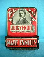 Juicy Fruit Tin Litho Match Safe