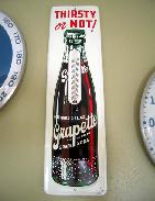 Grapette Grape Soda Metal Thermometer