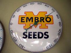Embro Seeds Dome Glass Dial Thermometer