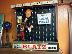 Blatz Beer Lighted Motion Sign