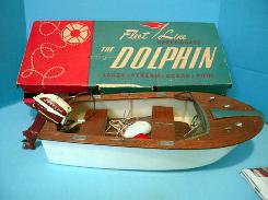  Fleet Line Dolphin Speed Boat & Johnson Motor