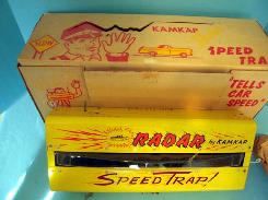 Radar Speed Trap Tin Litho Toy
