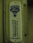 Ford V8 Porcelain Thermometer 