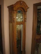  Sligh Fancy Oak Grandfather Clock