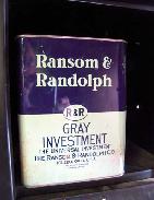 Ransom & Randolph Gray Investment Tin