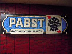 Pabst Lighted Sign