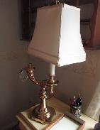 Brass Cornucopia Lamp