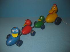 Fischer Price Early Wooden Duck Pull Toy 