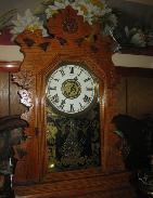 Fancy Oak Shelf Clock 
