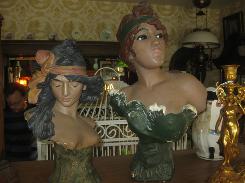  Classical Ladies Plaster of Paris Busts