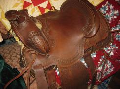 Fancy Western Tool Leather Saddle
