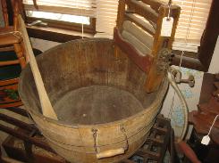  Wooden Wash Tub & Ringer 