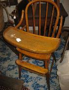 Oak Child's High Chair 