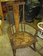 Ladies Oak Fancy Rocking Chair 
