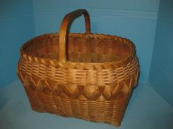 Woven Split Wood Gathering Basket