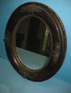 1860's Acorn Framed Mirror 