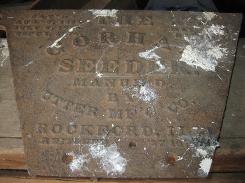  1876 Gorham Seeder Cast Iron Box Plate