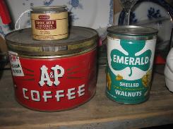 A&P Coffee Tins