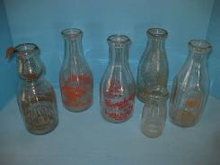   Old Milk & Dairy Bottle Collection