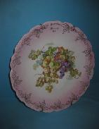 Souvenir Durand Ill. Grape Decorated Plate