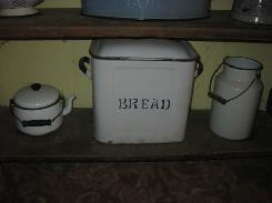 Enamelware Bread Storage Bin