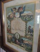  Civil War 1862 Colorful Discharge Document