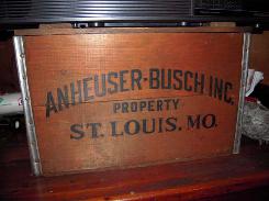 Anheuser-Busch Beer Crate