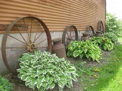 Old Iron Wagon & Buggy Wheels