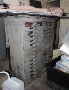 Oak 30 Drawer File Cabinet