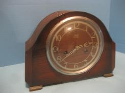 Smiths Enfield Walnut Mantle Clock