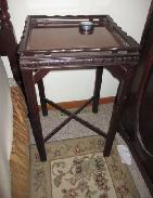 Early American Cherry Carved Side Tables