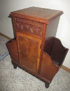 Early American Maple Carved Side Table