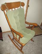 Pine Spindle Back Rocking Chair