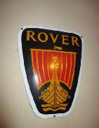 Rover Enamel Sign 