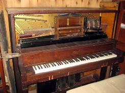 Adam Schaaf Chicago Walnut Player Piano & Bench