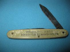  World's Fair Chicago 1933-1934 Pocket Knife