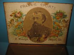 Frank's Sports Freeport Ills Countertop Folding Cigar Box