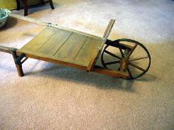 Early Childs Wooden Wheelbarrow