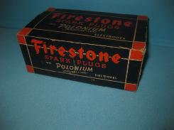 Firestone Polonium Spark Plug Display Case