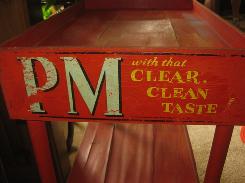 PM Wooden Alcohol Display Stand