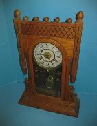 Seth Thomas Oak Victorian Mantle Clock