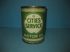 Cities Service Motor Oil 1 Qt. Can 