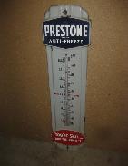  Prestone Anti-Freeze Porcelain Thermometer