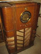 LaFrance Deco Floor Cabinet Radio