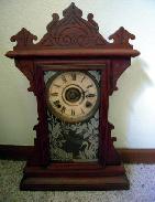 Gilbert Victorian Walnut Shelf Clock